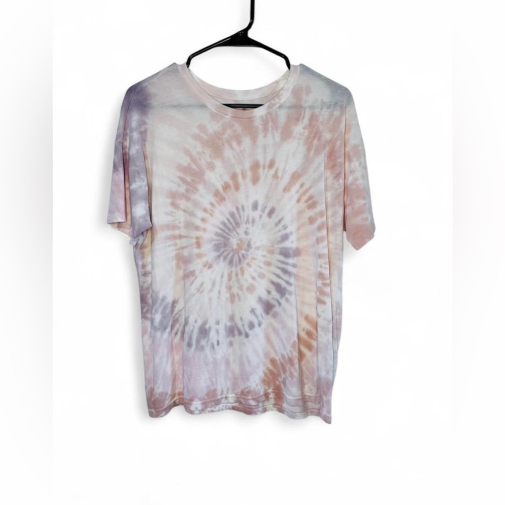 Abercrombie Soft AF Tie Dye Tee Pastel Short Sleeve Shirt Women’s Small A&F